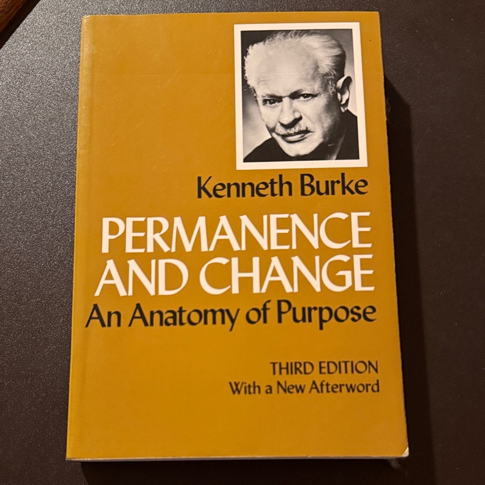 Permanence and Change by Kenneth Burke - Third Edition